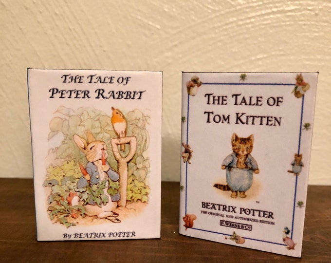 Peter Rabbit & Tom Kitten Miniature Books for American Girl Molly