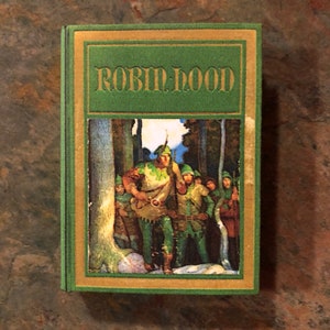 Robin Hood doll sized miniature book for 18 inch  Dolls 1:3 Scale