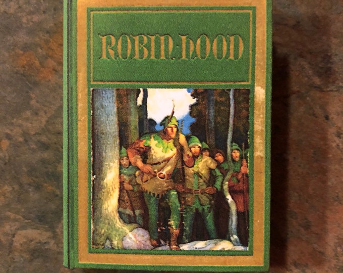 1:3 Scale Robin Hood doll sized mini book for American Girl Dolls