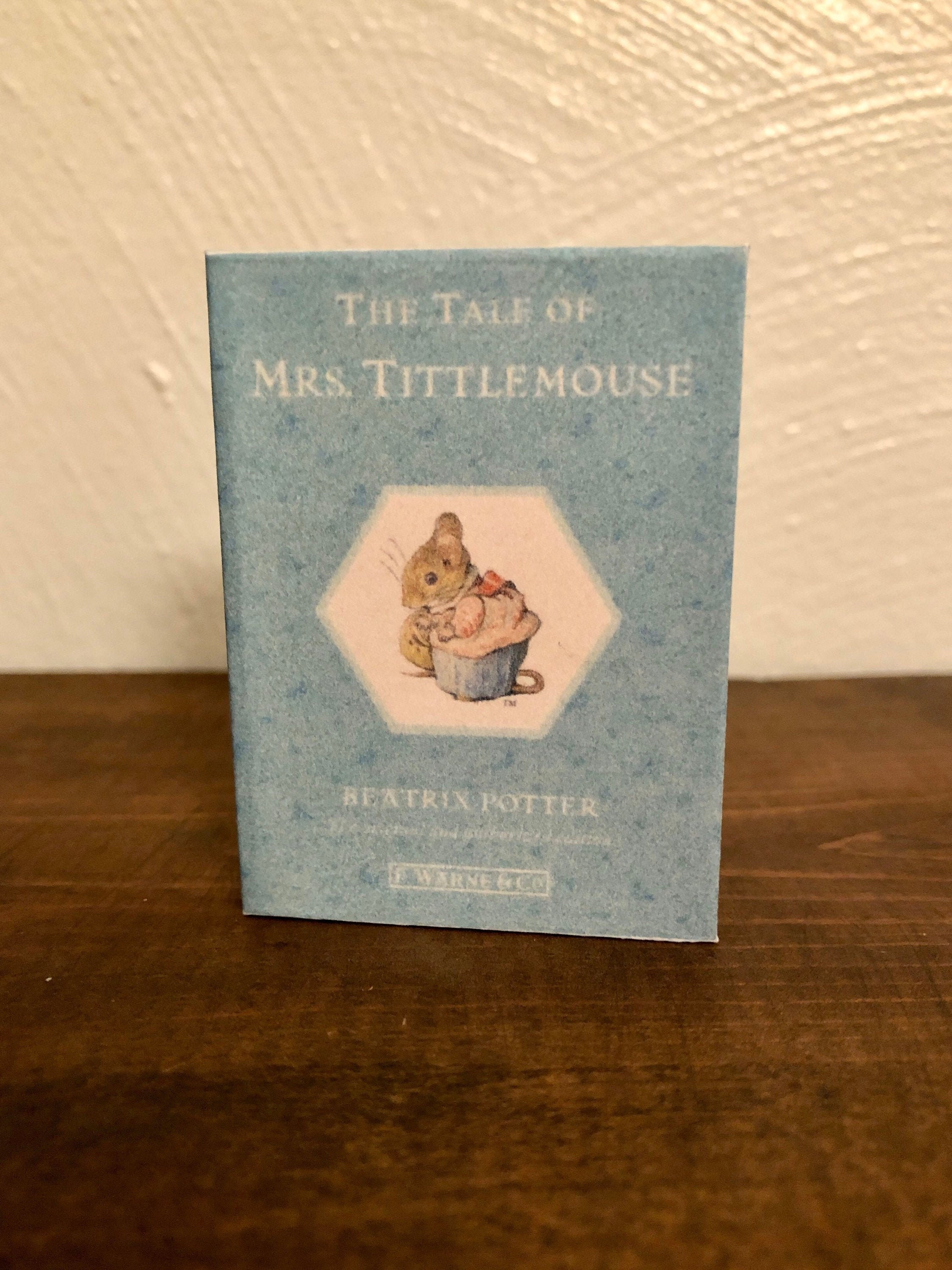 Mrs Tittlemouse by Beatrix Potter Dollshouse Miniature Book 