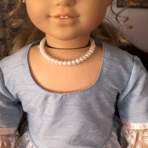 Pearl Necklace for 18 inch Dolls | Doll Jewelry | Doll Accessories