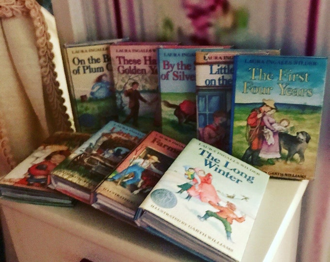 Little House on the Prairie Mini Books for American Girl 18 inch Dolls - 2 week turn around time