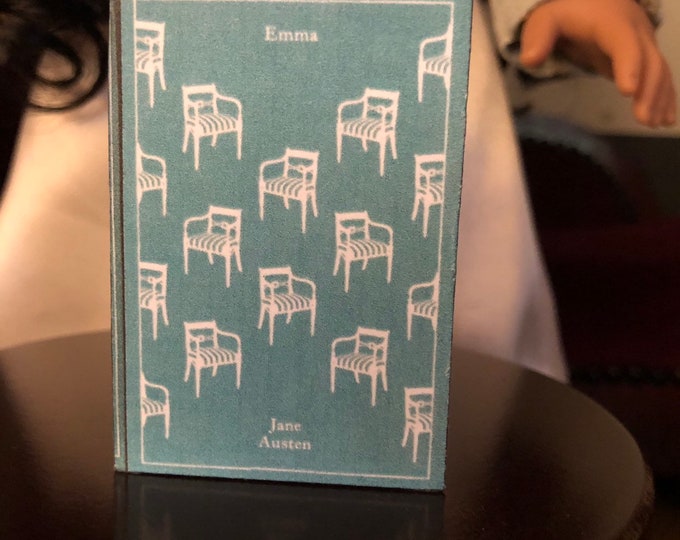 Jane Austen's Emma doll sized miniature book for 18 inch  Dolls