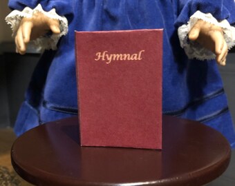 Christian Hymnal 1:3 scale miniature book for 18 inch American Girl Dolls