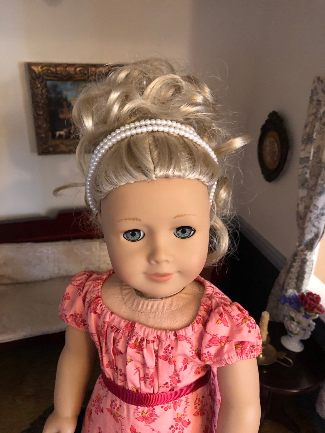 Pearl Double Strand Circlet Headband for American Girl 18 Inch - Etsy