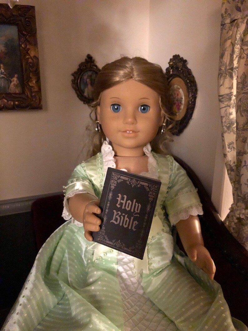 1:3 Scale A Christmas Carol doll sized mini book for American Girl Dolls