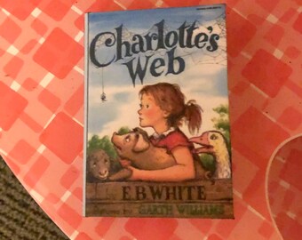 1:3 Scale Charlotte's Web doll sized miniature book for American Girl Dolls