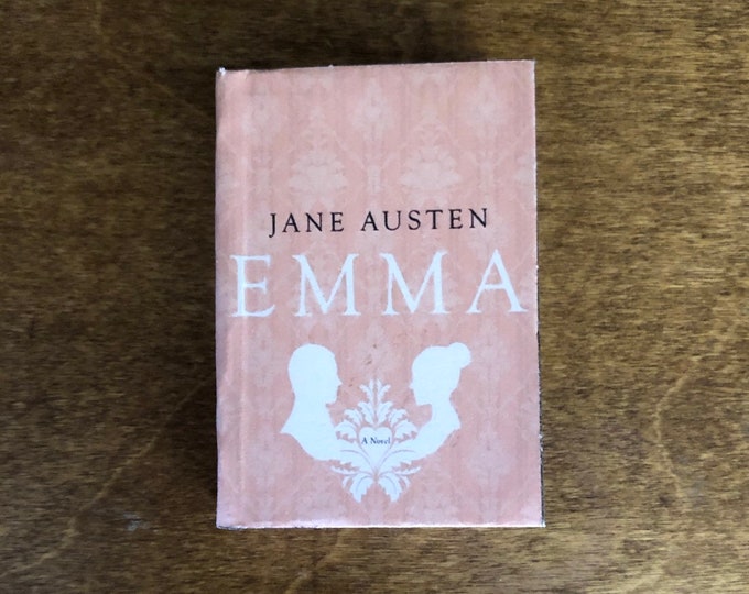 Jane Austen’s Emma doll sized miniature book for 18 inch  Dolls 1:3 scale