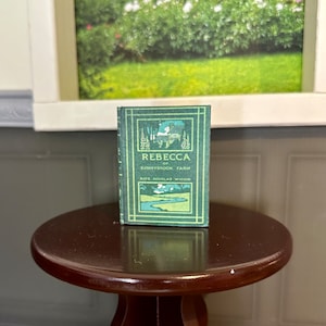Rebecca of Sunnybrook Farms doll sized miniature book for 18 inch  Dolls 1:3 Scale