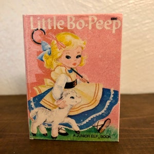 Little Bo-Peep doll sized miniature book for 18 inch Dolls 1:3 Scale