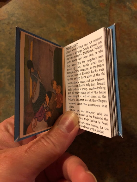 McGUFFEY SPELLING 1:3 Scale Book American Girl Doll Miniatures Book Ingalls