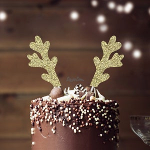 Rennes Bois de Noël Topper Glitter Card