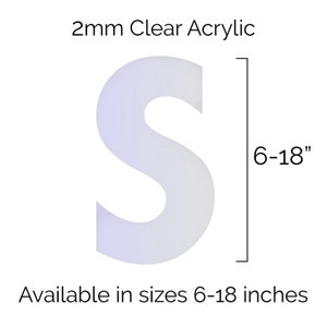 Molde Acrílico Cake Shape Letter S