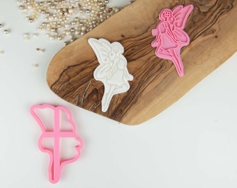 Fairy Cookie Cutter and Stamp by Mays Bakes, Fairy Cookie Embosser, Postal Box Ideas, Fairy Wand Cookie Stamp, Cookie Decorating