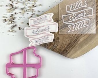 Home Sweet Home Cookie Cutter and Embosser Set