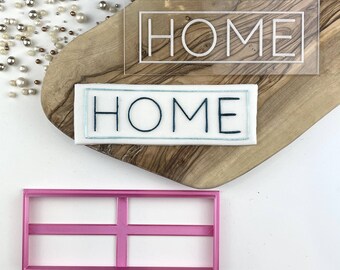 HOME Cookie Cutter and Embosser, New Home Cookie Cutter, Moving House Cookie Embosser, New Home Cookie Stamp, Postal Box Ideas