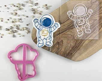 Foremka do ciastek i wytłaczarka w kształcie astronauty, foremka do ciastek w kształcie kosmosu, wytłaczarka do fondantu, foremka do ciastek dla dzieci, stempel do lukru, stempel do ciastek w kształcie kosmosu