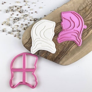 Hijabi Head Scarf Cookie Cutter and Stamp, Postal Box Ideas, Eid Cookie Cutter, Eid Embosser, Religious Celebrations, Ramadan Cookie Stamp