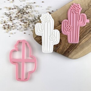 Cactus Cookie Cutter and Stamp, Fiesta Cookie Stamp, Festival Cookie Embosser, Carnival Cookie Stamp, Postal Box Ideas