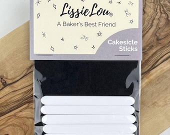 White Acrylic Cakesicle Lollipop Sticks, Cakesicle Sticks, Acrylic Cakesicle Sticks, Reusable Cake Pop Sticks, Acrylic Popsicle Sticks