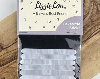 White Pearl Effect Acrylic Cakesicle Lollipop Sticks, Cakesicle Sticks, Acrylic Cakesicle Sticks, Reusable Cakesticks, Popsicle Sticks