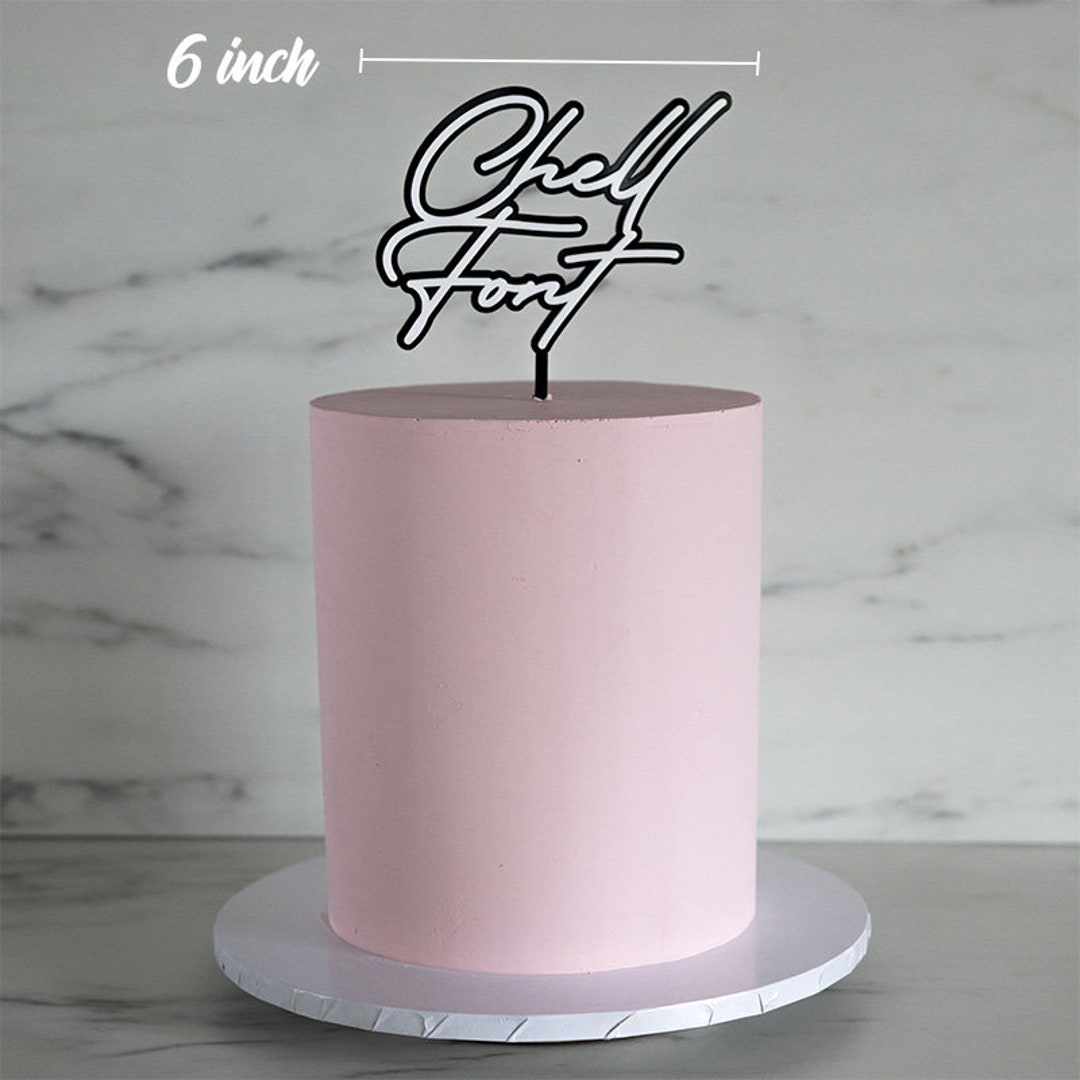 Lissielou Style 1 Metal Double Edged Cake Scraper, Metal Cake