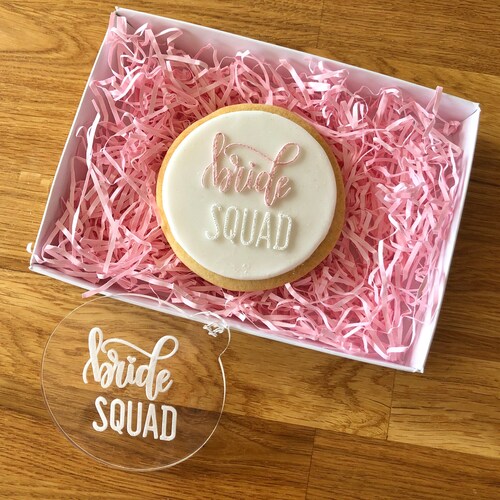 Bride Squad Cookie Stamp Fondant Stamp Fondant Cookie Stamp Etsy