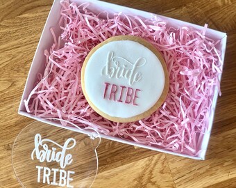 Bride Tribe Cookie Embosser, Hen Party Fondant Stamp