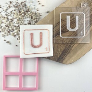 U Tile Cookie Cutter and Embosser, Happy Mother&#39;s Day, Mum Cookie Stamp, Happy Mother&#39;s Day Cookie Cutter, Postal Box Ideas