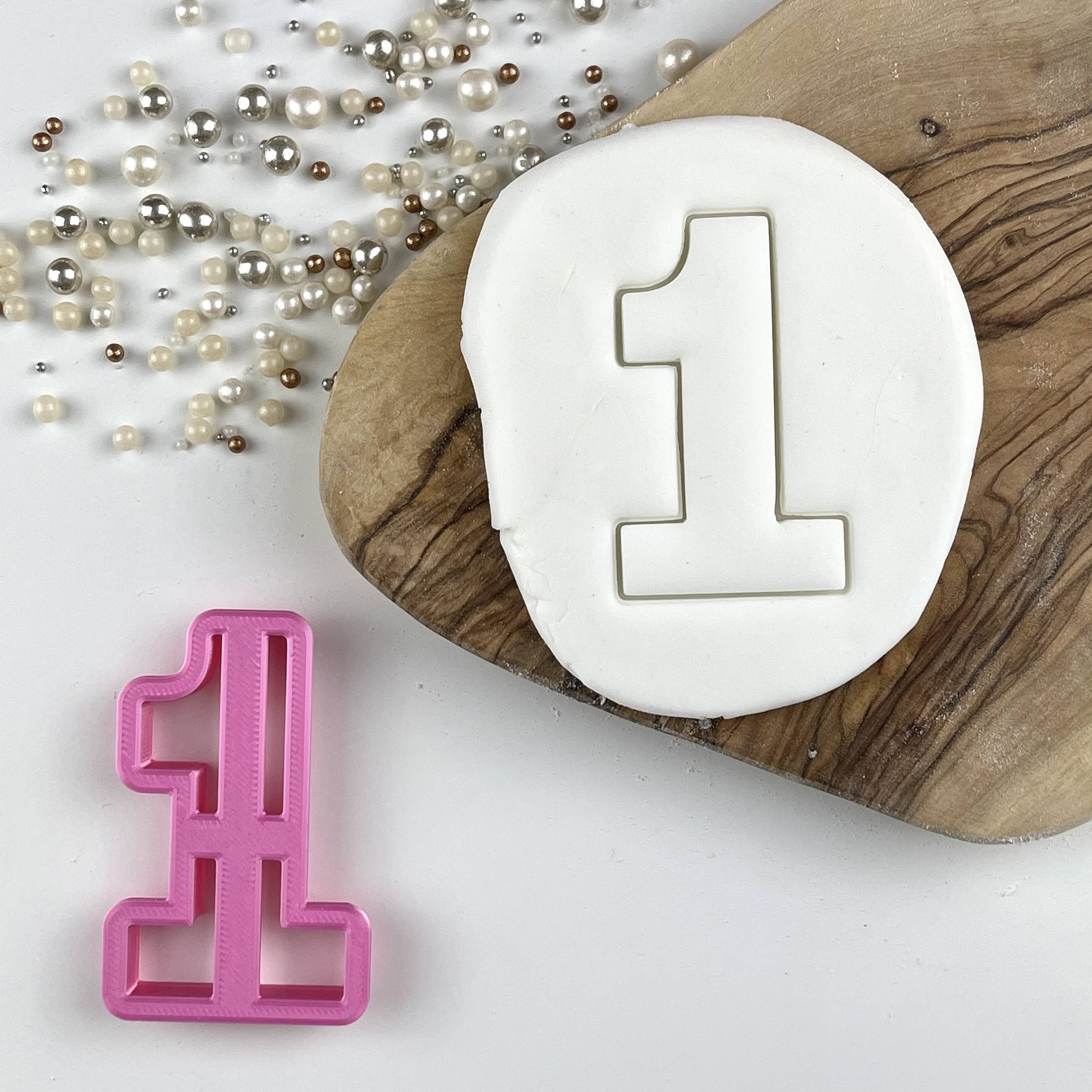 Number Cookie Stamp Birthday Cookie Cutter Age Cookie Embosser Number Cookie Cutter Happy Number Cookie Cutter and Embosser