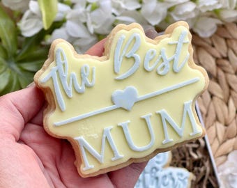 Best Mum Cookie Cutter and Embosser, Mother's Day Baking
