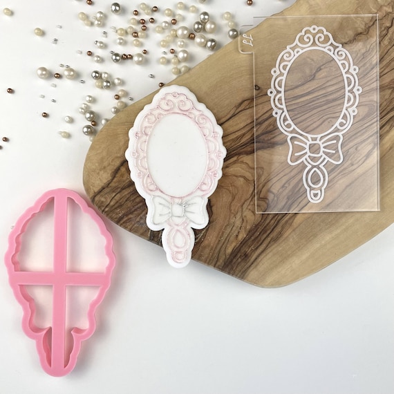 Princess Mirror Cookie Cutter and Embosser by Catherine Marie - Etsy