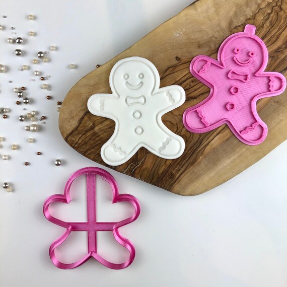 Mini gingerbread top man cutter