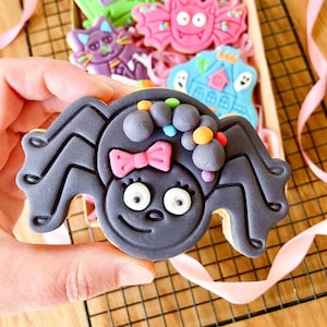 Halloween Cookie Cutter & Stamp Set – Spider – Autumn Baking Tools – Halloween Biscuits