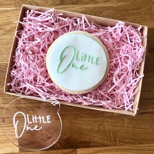 Little One Cookie Embosser, Baby Shower Cookie Stamp, Baby Shower Cookie Embosser, Fondant Embosser, Baby Icing Stamp, Baby Shower Stamp