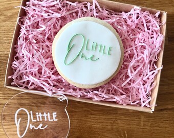 Little One Cookie Embosser, Baby Shower Cookie Stamp, Baby Shower Cookie Embosser, Fondant Embosser, Baby Icing Stamp, Baby Shower Stamp
