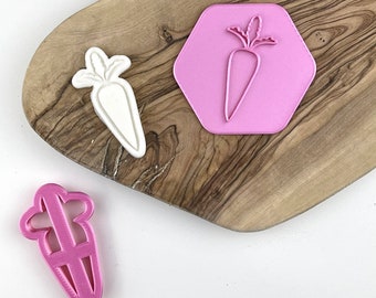 Mini Easter Carrot Cookie Cutter and Stamp, Happy Easter, Easter Cookie Embosser, Happy Easter Cookie Stamp, Postal Box Ideas