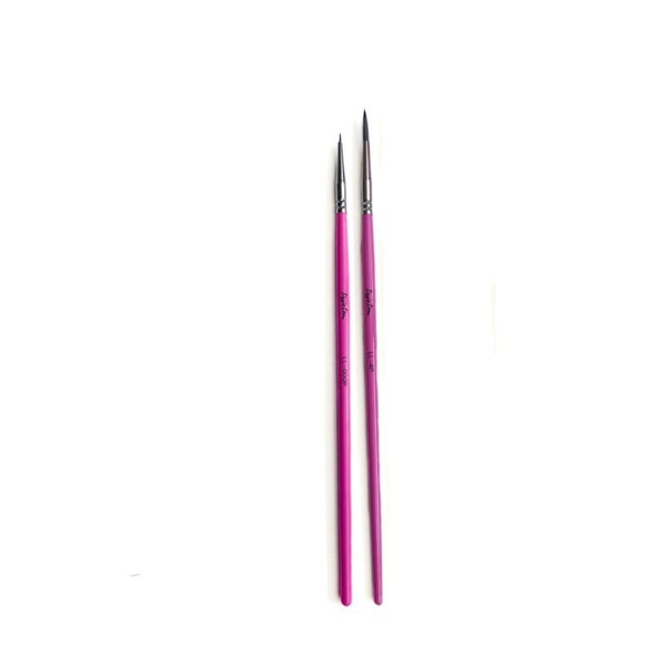 LissieLou Detailed Fine Brush Duo, Baking Tools, Paintbrushes for Baking, Fine Paint Brush, Detailed Paint Brush