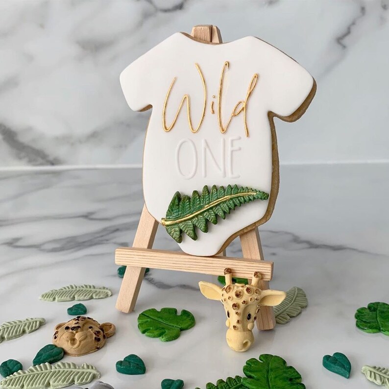 Wild One Cookie Embosser Baby Shower Cookie Stamp Baby Etsy