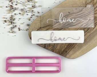 Home Cookie Cutter and Embosser Verity Font