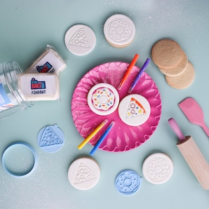 Double Delicious: Pizza and Donuts - Keks Make, Back Kit mit Farbe - Meine kleine Backbox