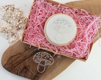 Mushroom Cookie Embosser, Woodland Cookie Cutter, Woodland Animal Cookie Embosser, Woodland Cookie Stamp, Postal Box Ideas