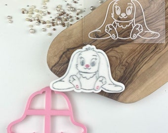 Floppy Eared Bunny Rabbit Easter Cookie Cutter and Embosser, Happy Easter, Easter Cookie Cutter, Happy Easter Cookie Stamp, Postal Box Ideas