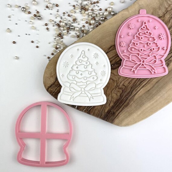 12-teiliges Weihnachts-Keksausstecher-Set – 3D-Plätzchenausstecher Mit Stempelfunktion