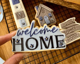 Welcome Home Cookie Cutter and Embosser, New Home Cookie Cutter, Moving House Cookie Embosser, New Home Cookie Stamp, Postal Box Ideas
