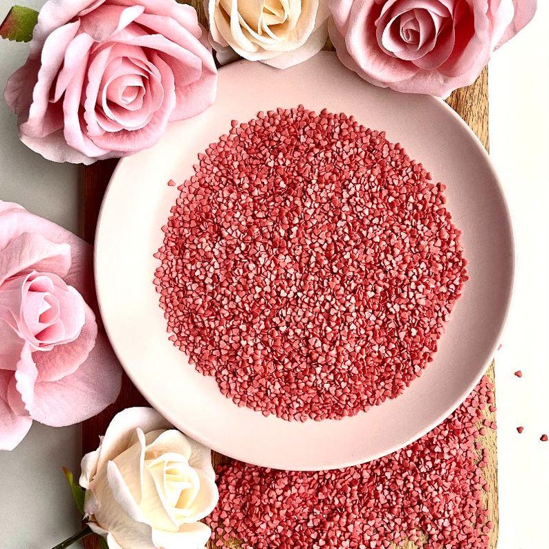 Cupid’s Confetti Mini Red Heart Sprinkles - Valentine's Sprinkles ...