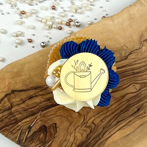 Reging Can Cupcake Discs Pack de 4 acrílicos espejo premium, discos de cupcake del Día del Padre, ideas de cajas de regalo, regalos del día del padre Ideas de cajas postales