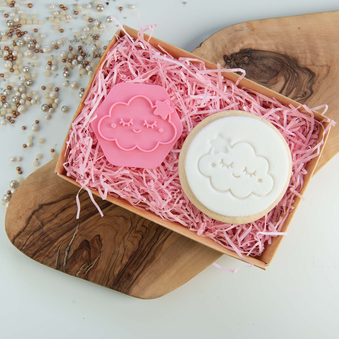 Cute Cloud Cookie Stamp, Baby Shower Cookie Stamp, Baby Cookie Cutter ...