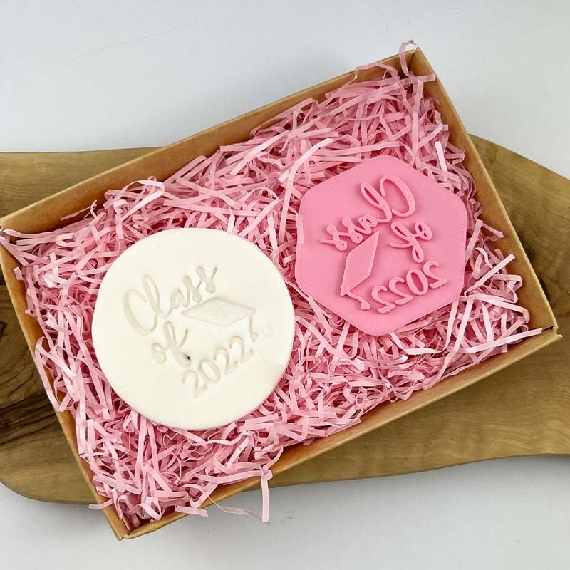 Graduation Cookie Embosser Class of 2020 Cookie Stamp Icing Embosser