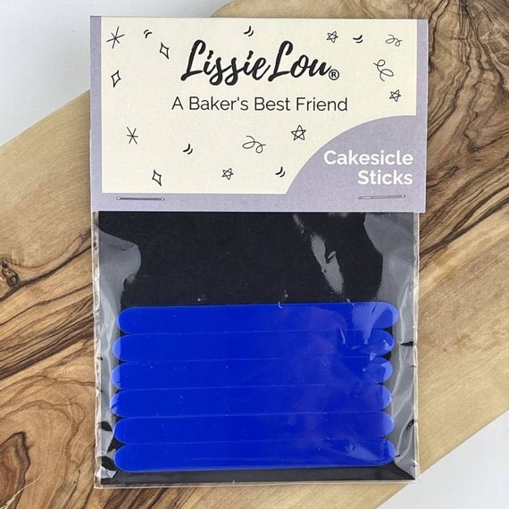 Royal Blue Acrylic Cakesicle Lollipop Sticks, Cakesicle Sticks